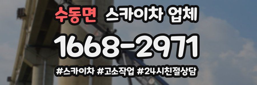 수동면 스카이차 업체