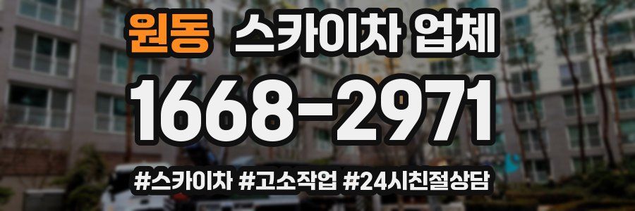 원동 스카이차 업체