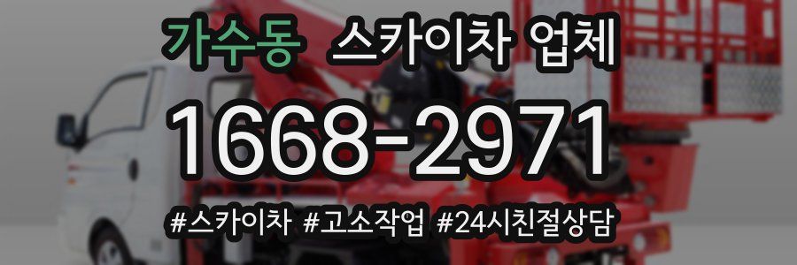 가수동 스카이차 업체