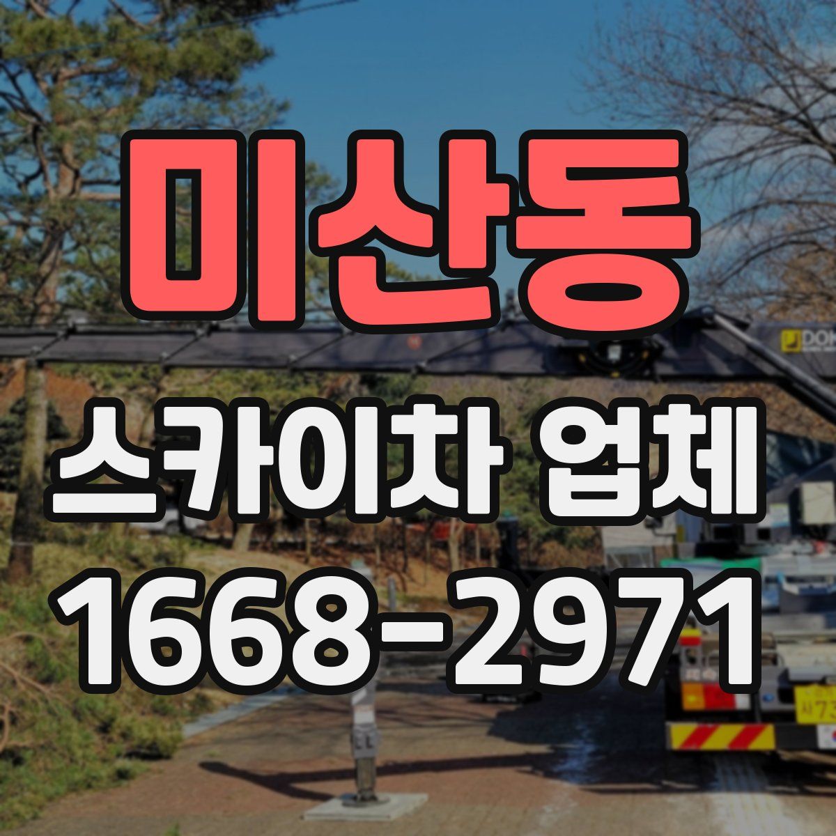 미산동 스카이차 업체