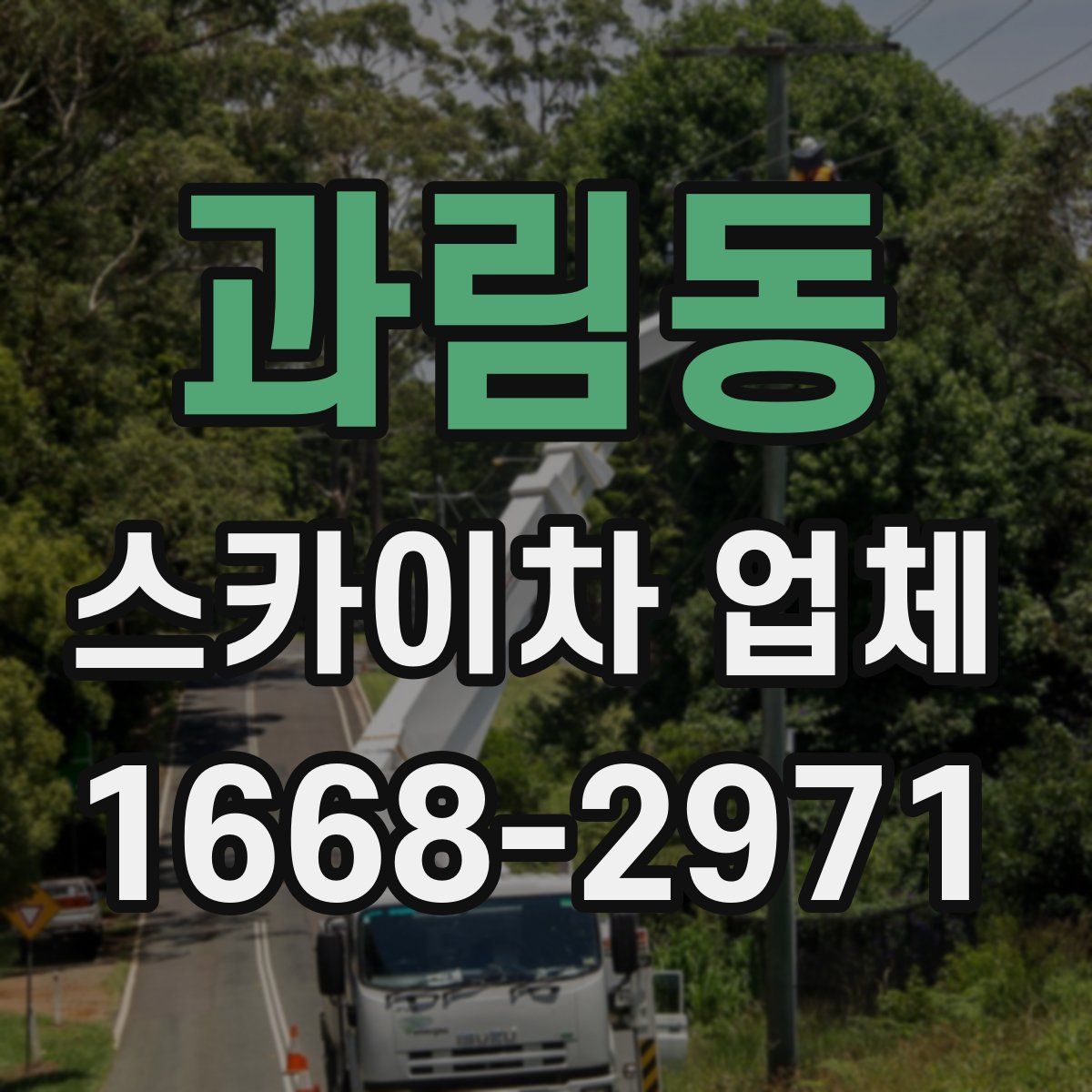 과림동 스카이차 업체