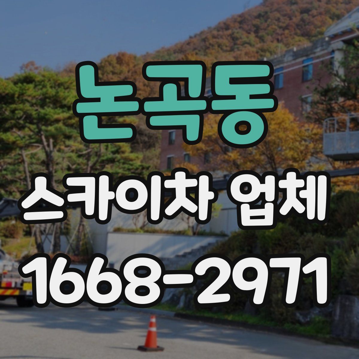 논곡동 스카이차 업체