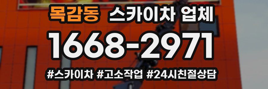 목감동 스카이차 업체