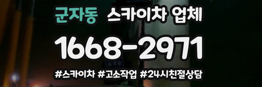 군자동 스카이차 업체