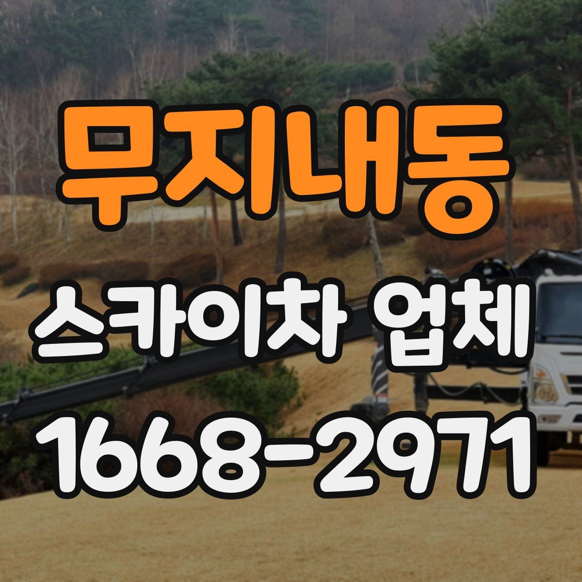 무지내동 스카이차 업체