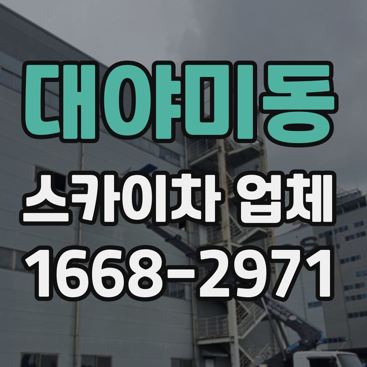 대야미동 스카이차 업체