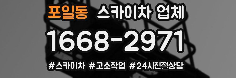 포일동 스카이차 업체
