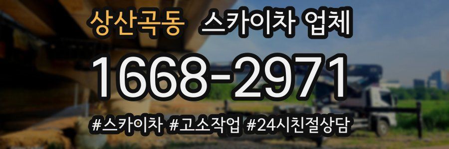 상산곡동 스카이차 업체