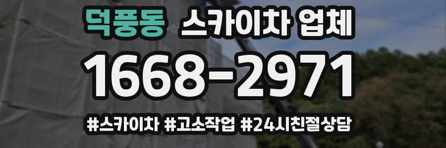 덕풍동 스카이차 업체