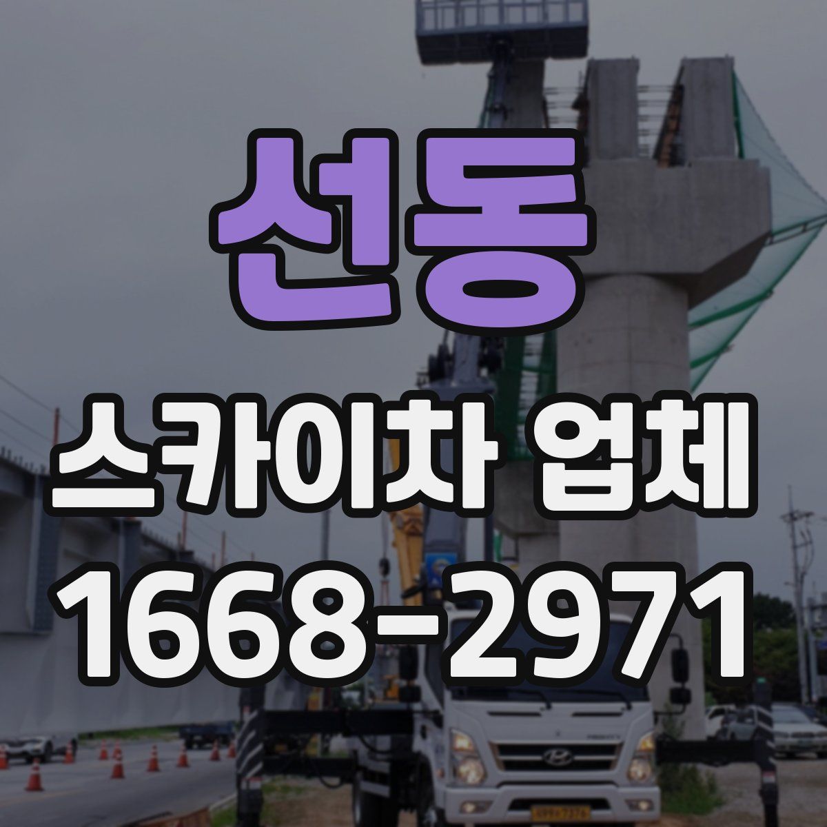 선동 스카이차 업체