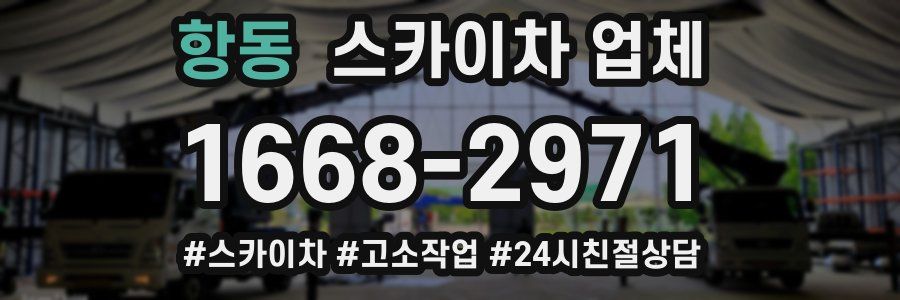 항동 스카이차 업체