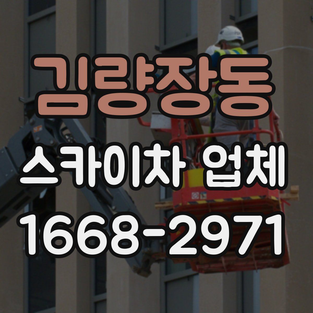 김량장동 스카이차 업체