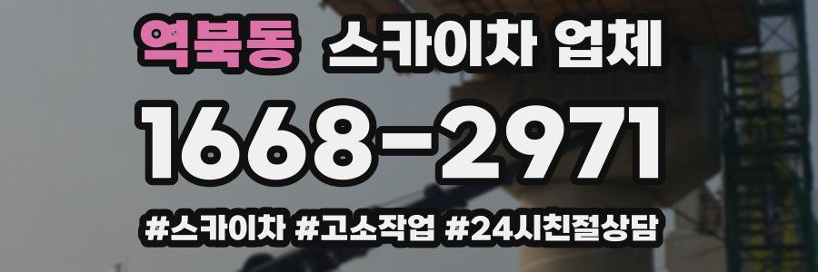 역북동 스카이차 업체