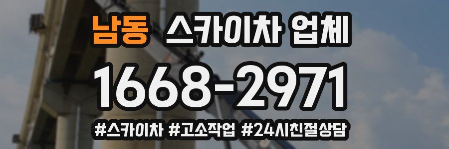 남동 스카이차 업체