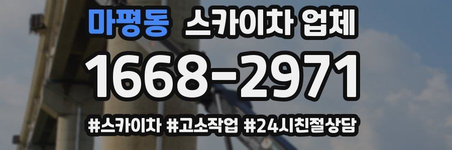 마평동 스카이차 업체