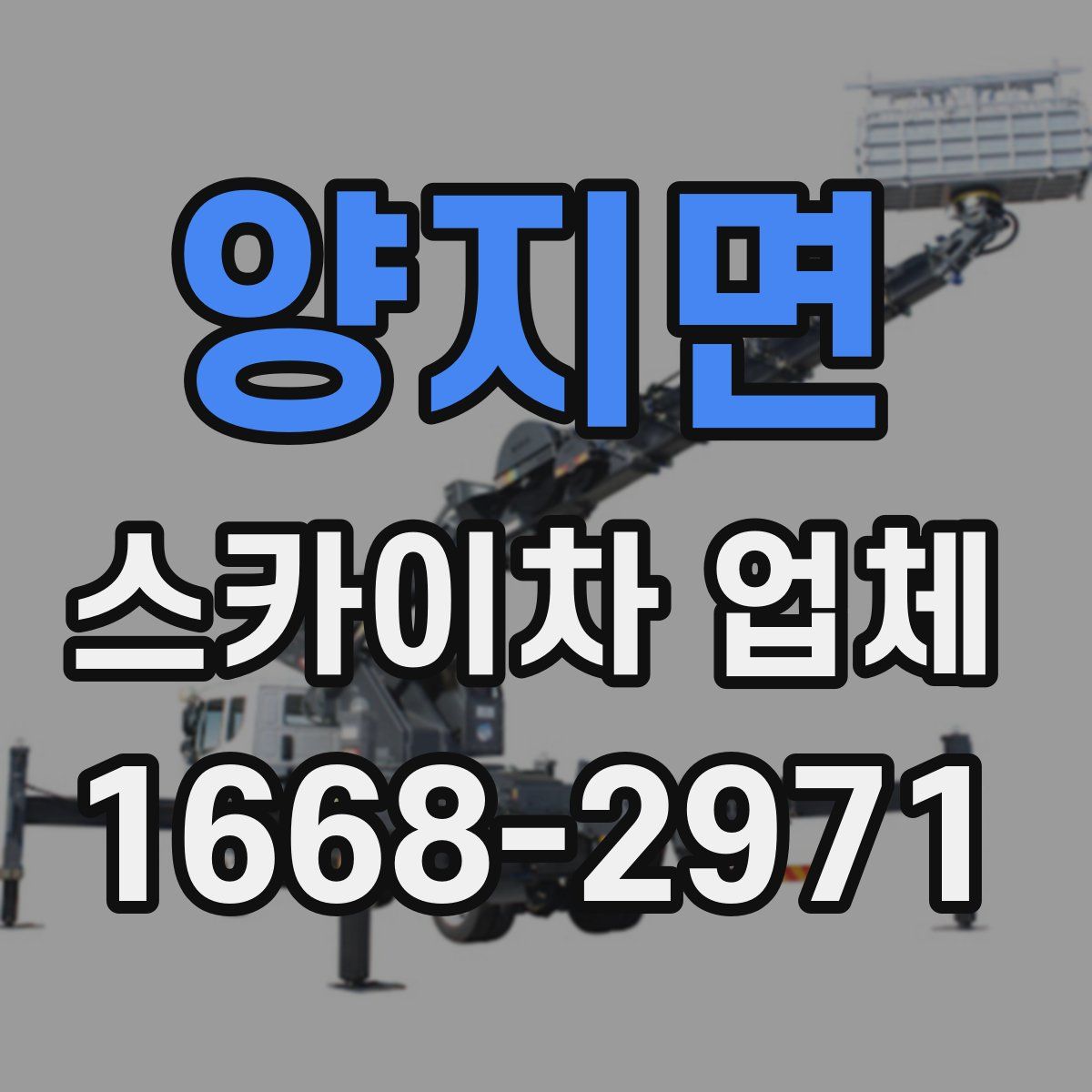 양지면 스카이차 업체