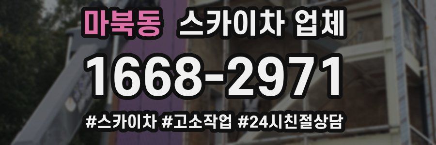 마북동 스카이차 업체