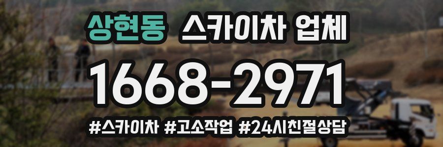 상현동 스카이차 업체
