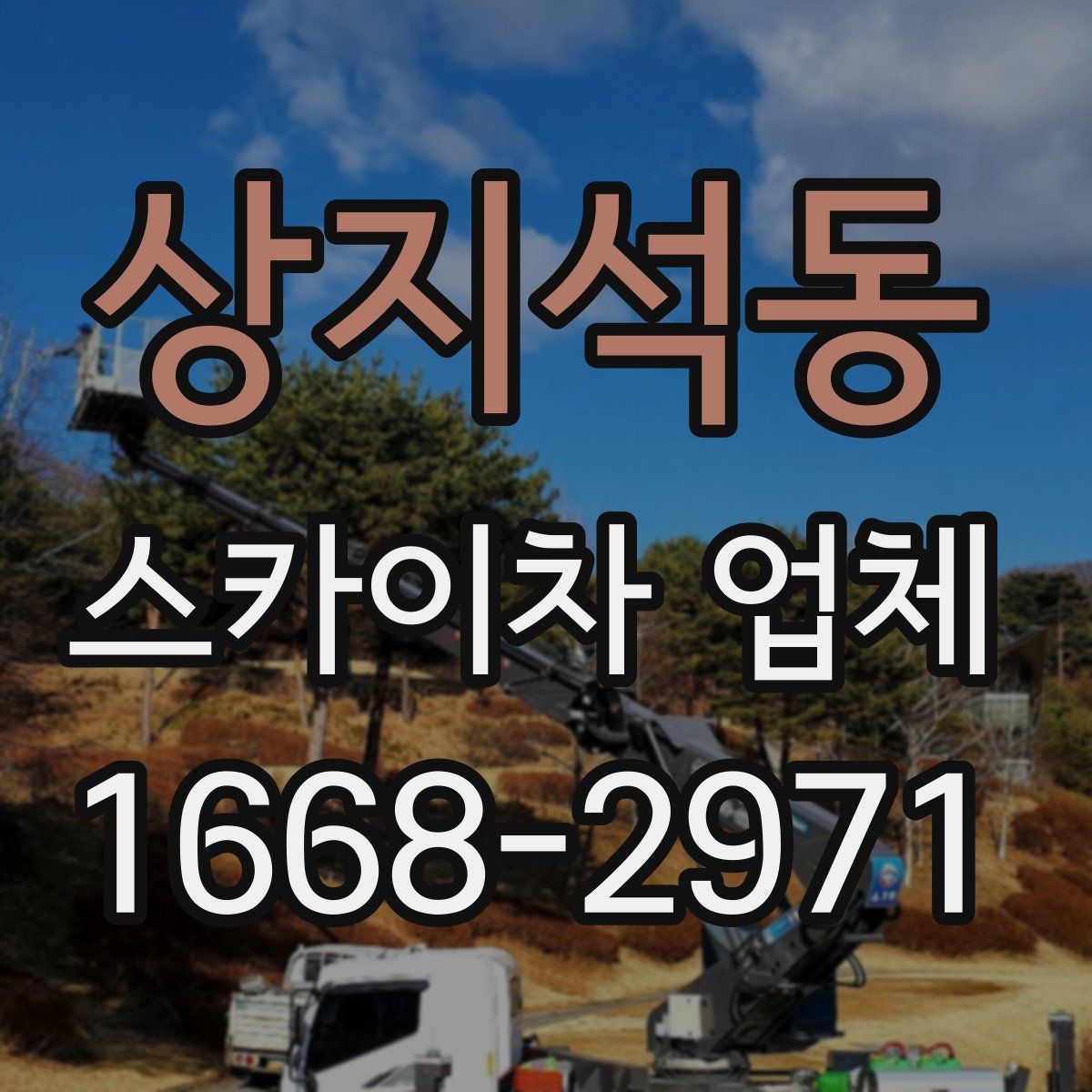상지석동 스카이차 업체