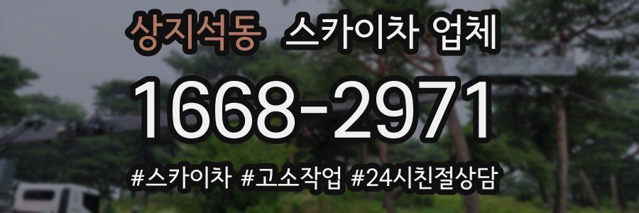 상지석동 스카이차 업체