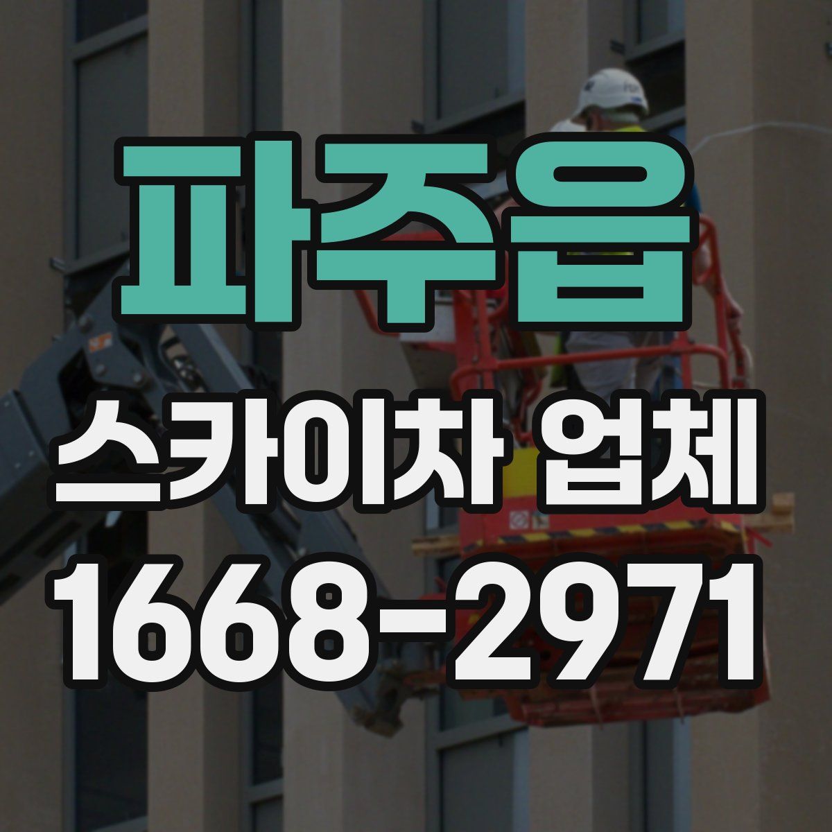 파주읍 스카이차 업체