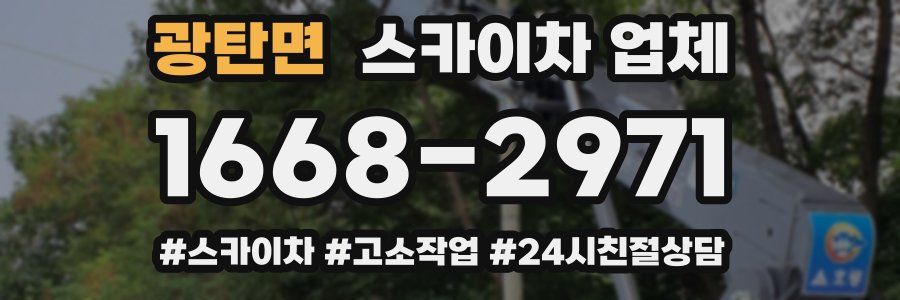광탄면 스카이차 업체