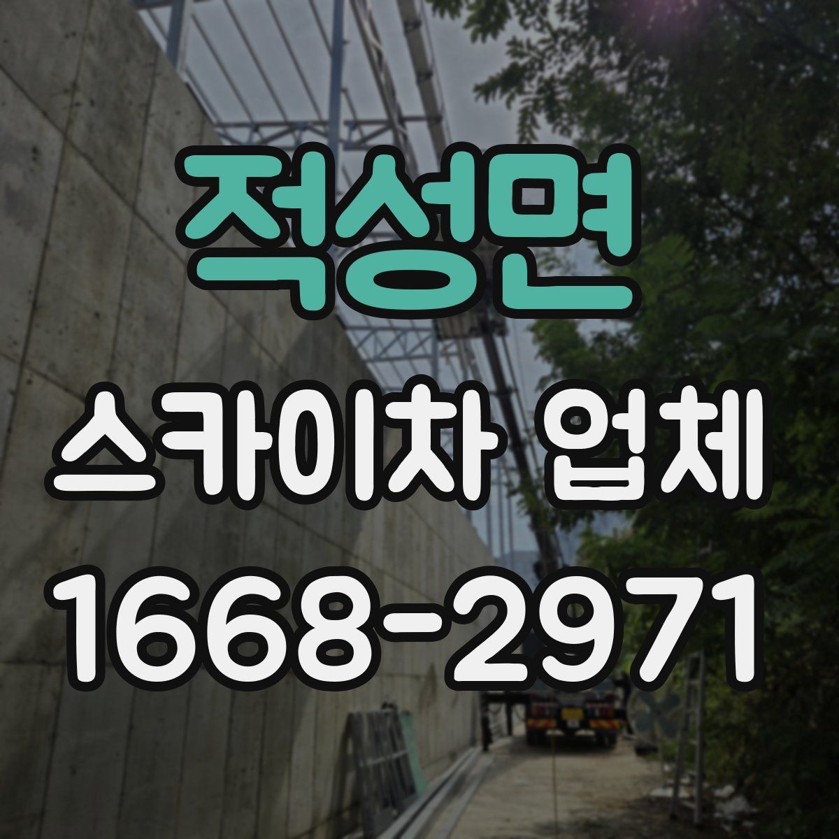 적성면 스카이차 업체