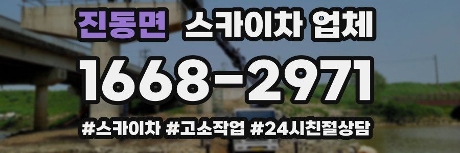 진동면 스카이차 업체