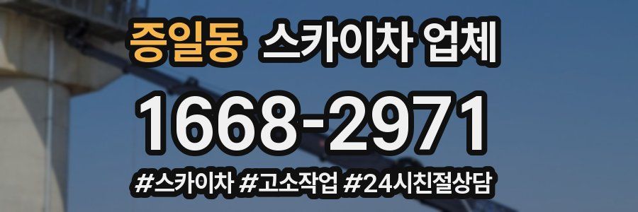 증일동 스카이차 업체