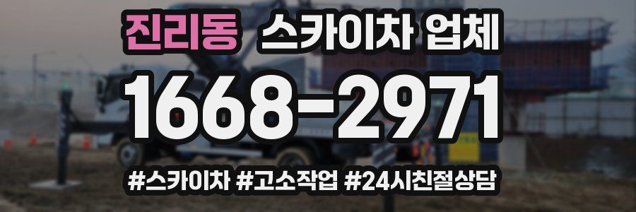진리동 스카이차 업체
