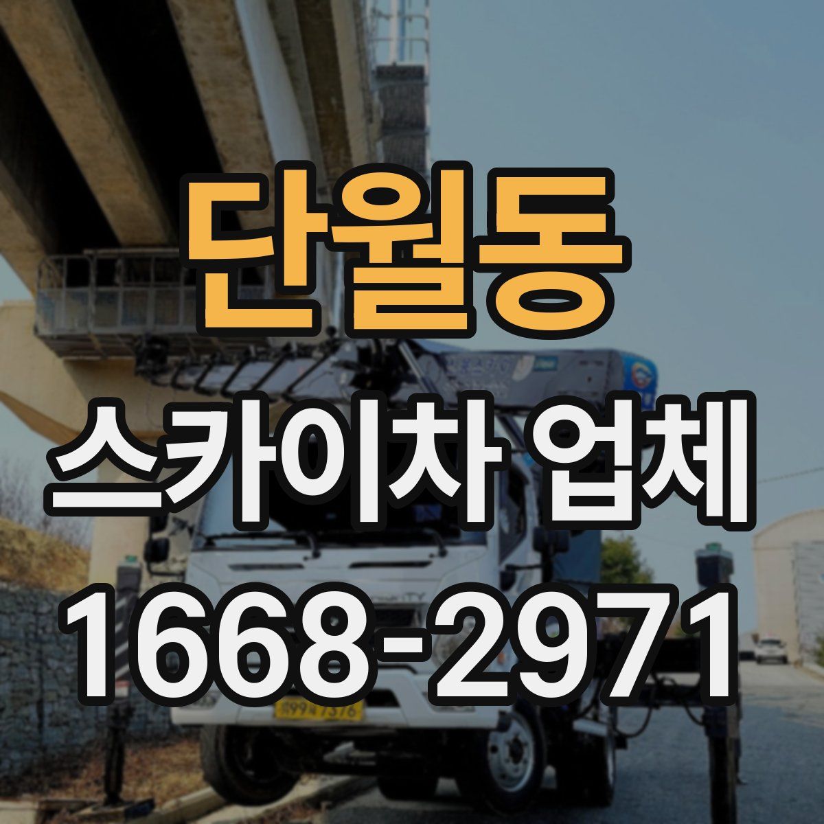 단월동 스카이차 업체