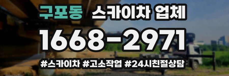 구포동 스카이차 업체