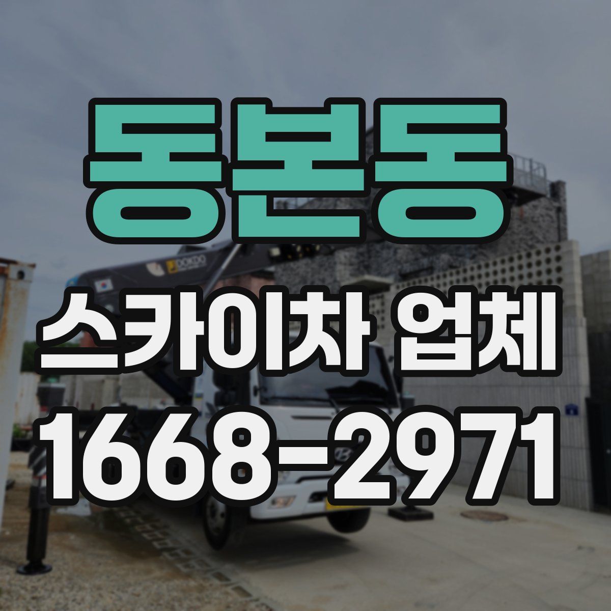 동본동 스카이차 업체