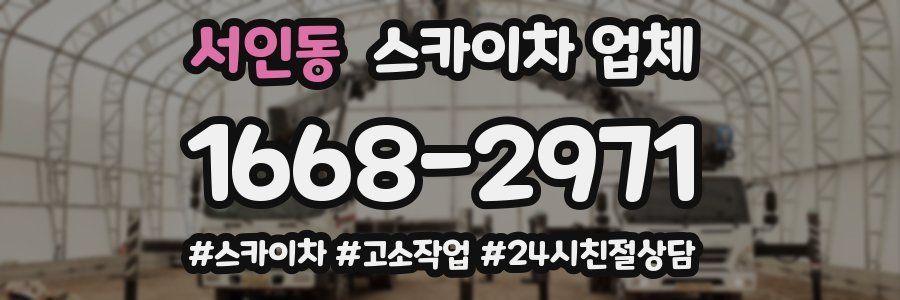 서인동 스카이차 업체
