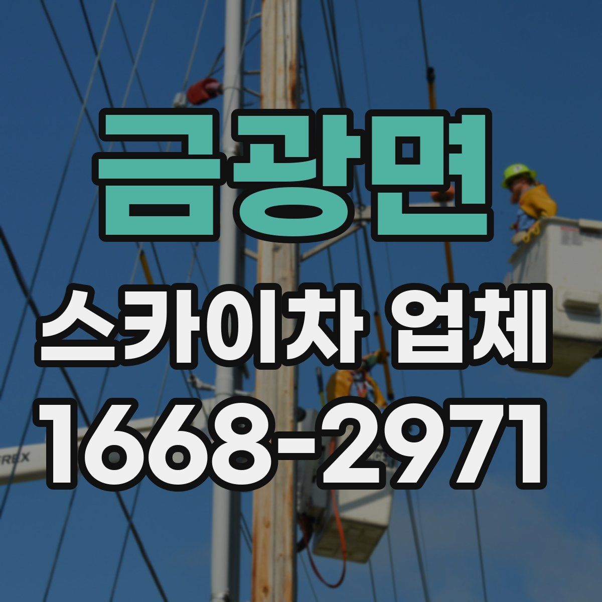 금광면 스카이차 업체