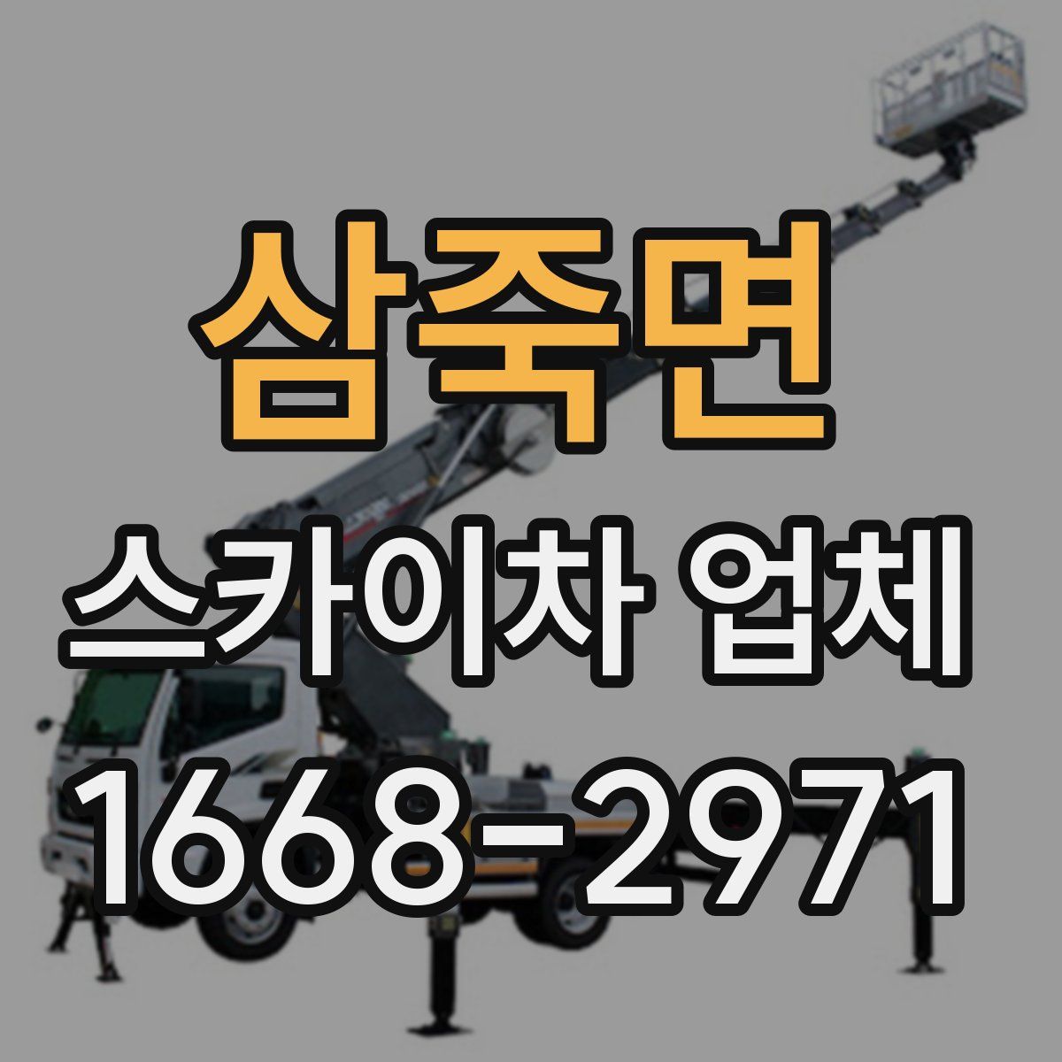 삼죽면 스카이차 업체