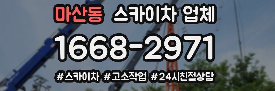 마산동 스카이차 업체