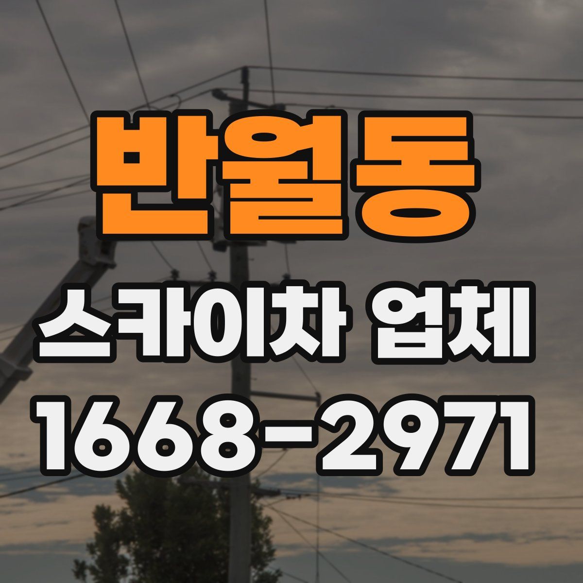 반월동 스카이차 업체