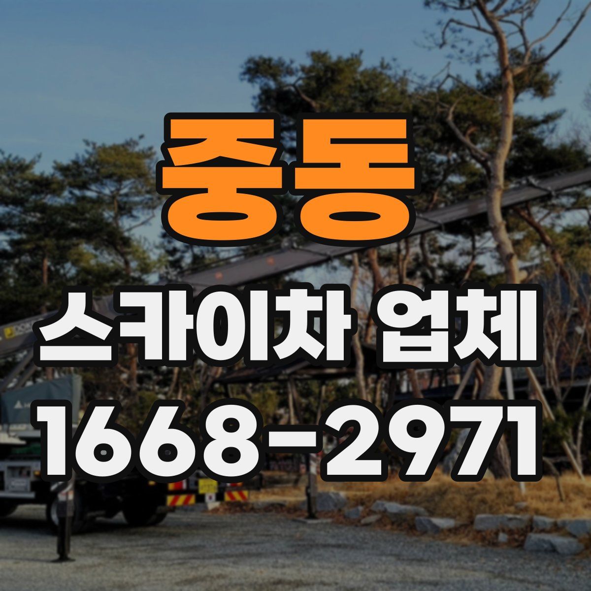 중동 스카이차 업체