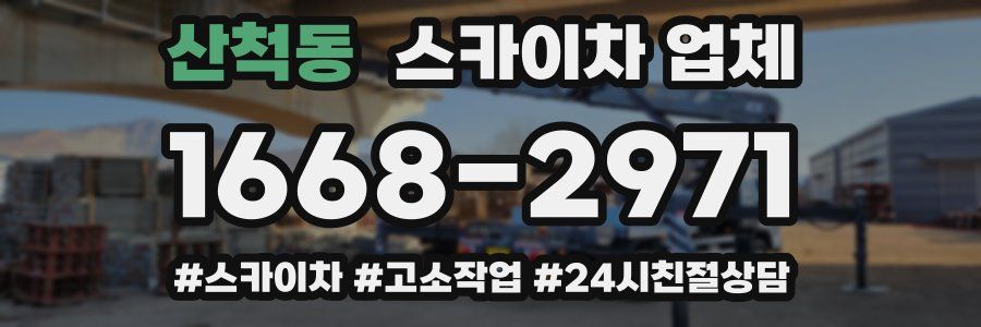 산척동 스카이차 업체