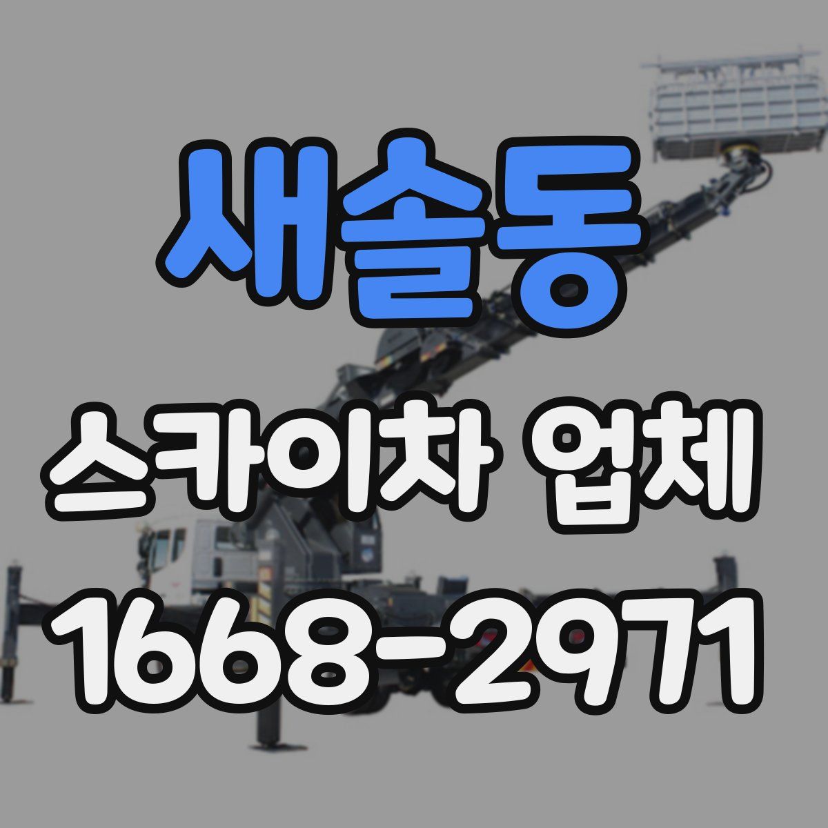 새솔동 스카이차 업체