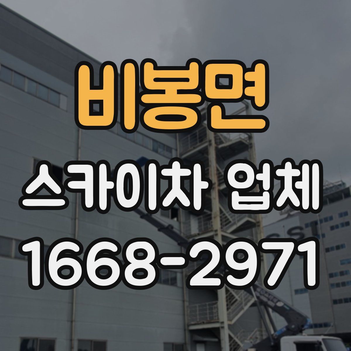 비봉면 스카이차 업체