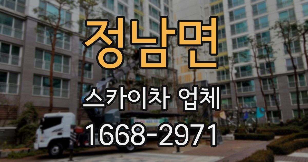 정남면 스카이차 업체