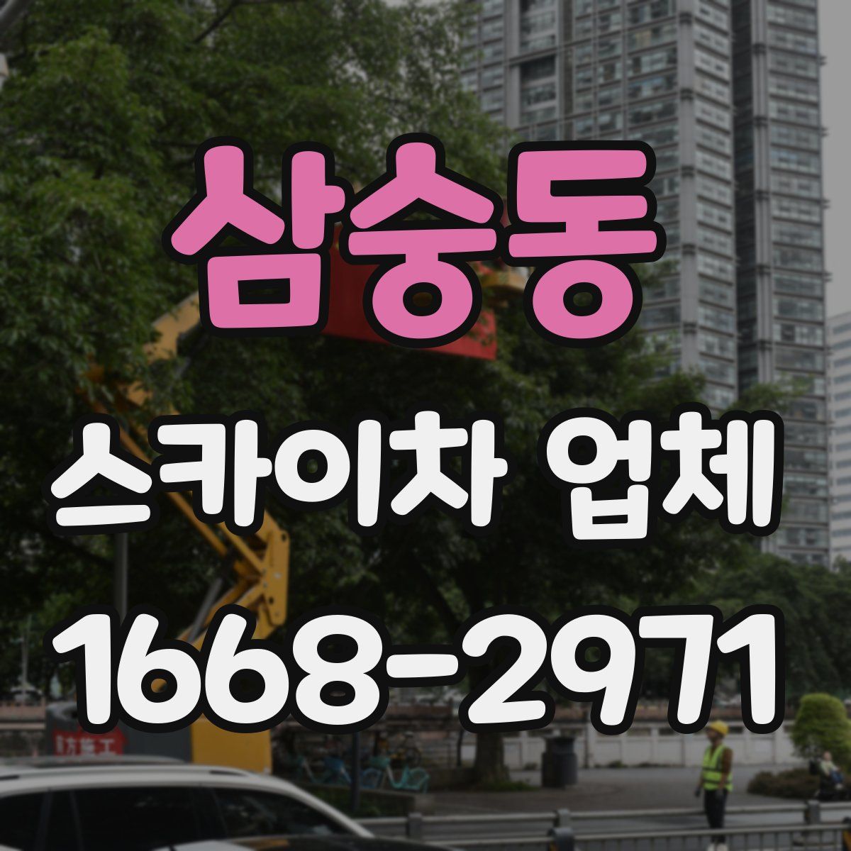 삼숭동 스카이차 업체