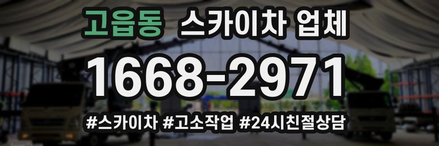 고읍동 스카이차 업체