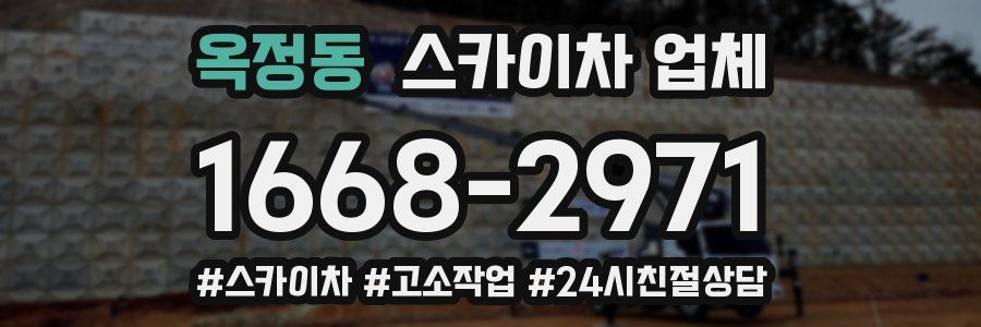 옥정동 스카이차 업체