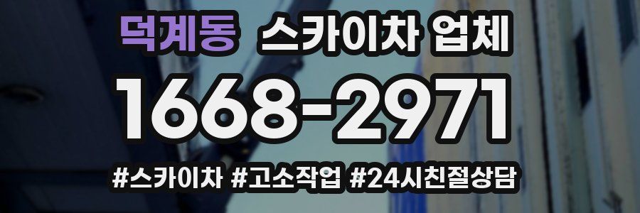 덕계동 스카이차 업체