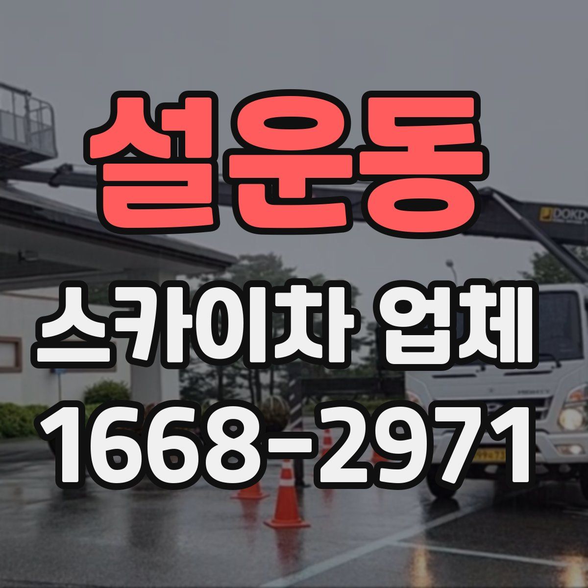 설운동 스카이차 업체