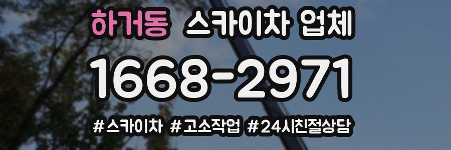 하거동 스카이차 업체