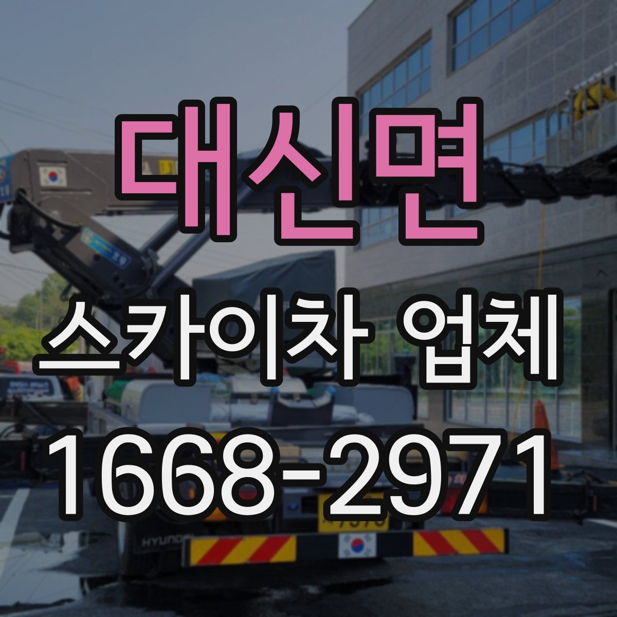 대신면 스카이차 업체